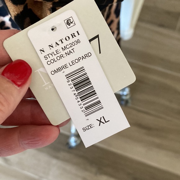 NWT Natori XL ombré animal print tunic nightgown - Picture 5 of 7